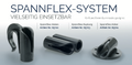 Spannflex Set bestehend aus Haken, Kupplung und Anker. Je 5 Stück.