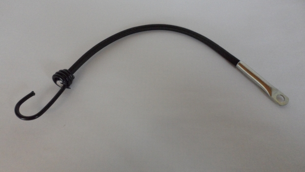 Gummiseil 8mm, 1 Seite Expanderhaken/1 Seite Seilendverschluss