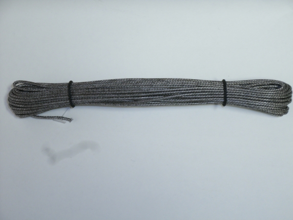 Dyneema-Flechtschnur, anthrazit, 10m